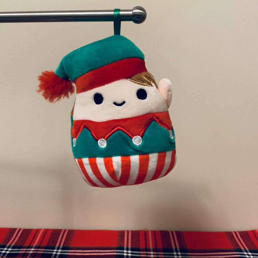 Squishmallow ☃️❄️ Ornament Bartie Elf, Christmas 🎄, 3.5” New